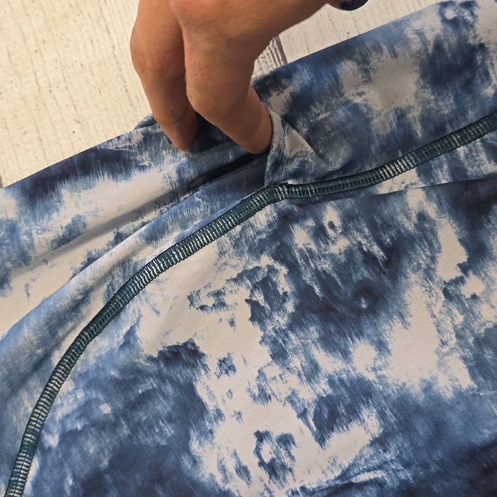 EUC Lululemon Speed Tight III *All Full-On Luxtreme Sea Side Silver Fox Alberta - Picture 6 of 10